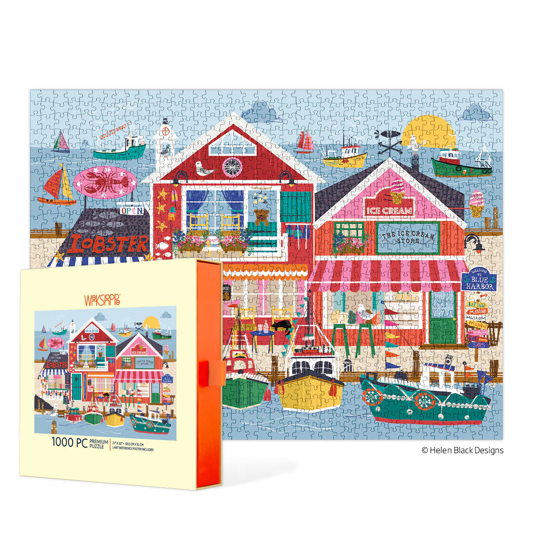 WerkShoppe Blue Harbor 1000 Piece Puzzle
