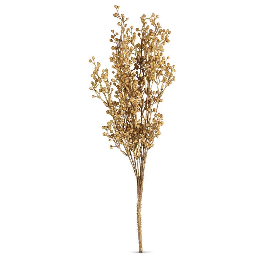 K & K Interiors 12 Inch Natural Berry Bush