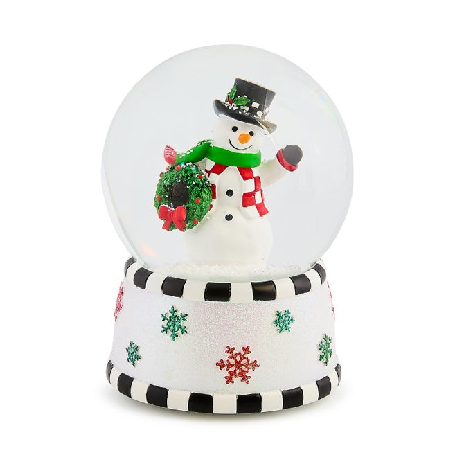 Check It Out Snowman Snow Globe