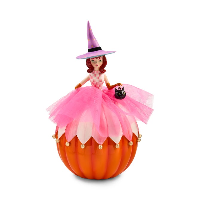 Mackenzie Childs Glam 'o' ween Pumpkin Witch