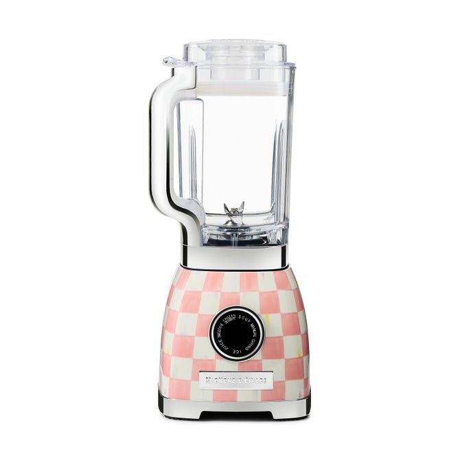 MacKenzie Childs Rosy Check Blender