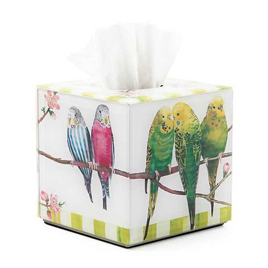 Parakeet Tissue Box Cover
