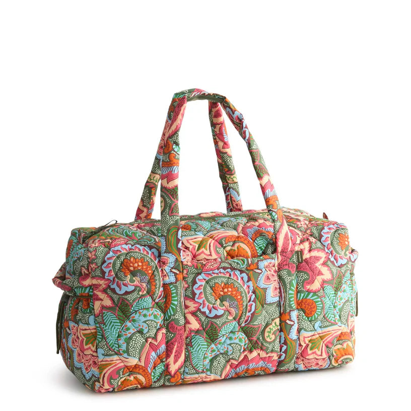 Large Original Duffel - Leaf Me Not Paisley