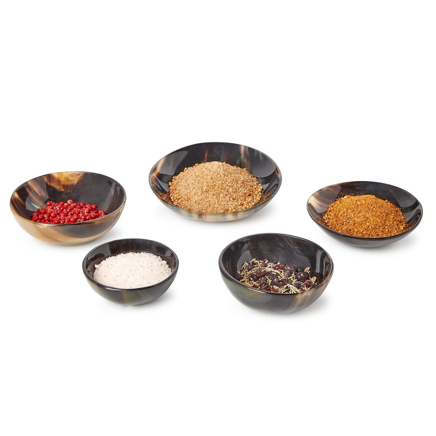 Horn Trinket Tray Set - Set/5