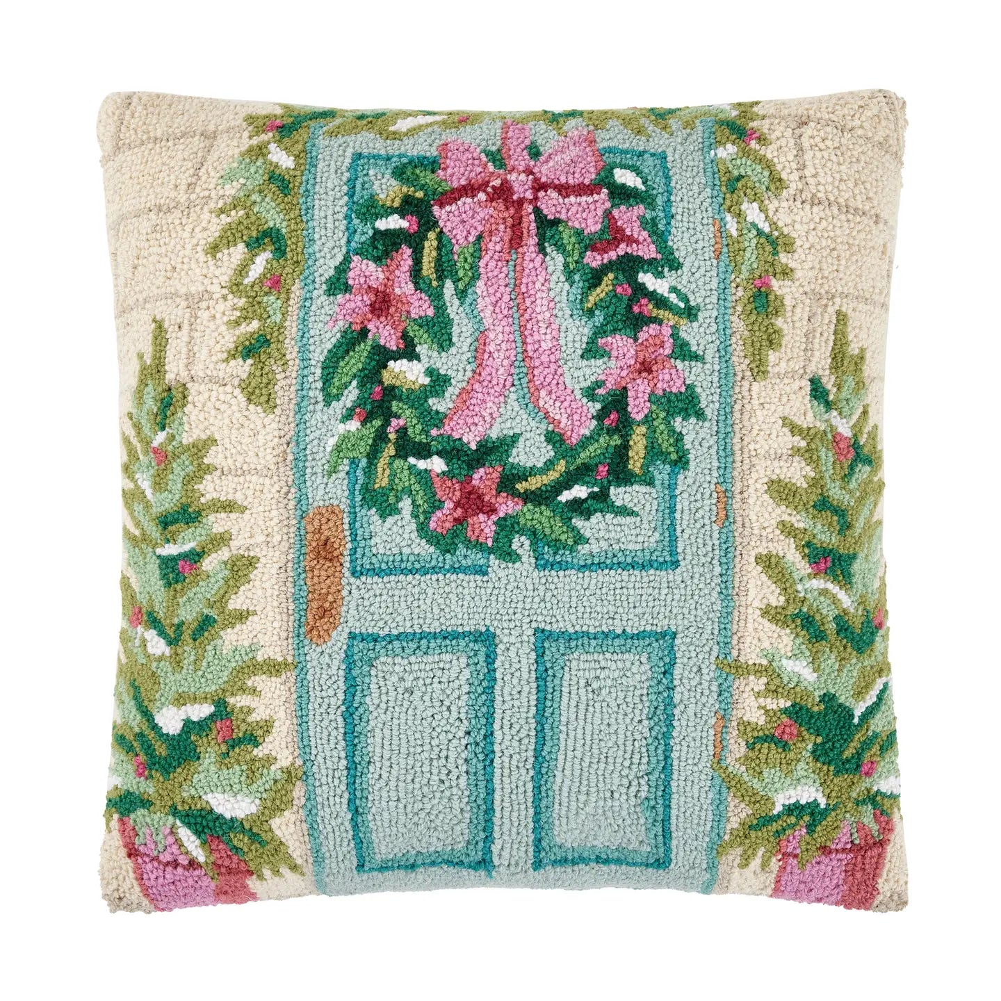Holiday Front Porch Hook Pillow