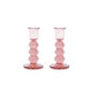 Provence 5" Candlestick Set/2 - Blush