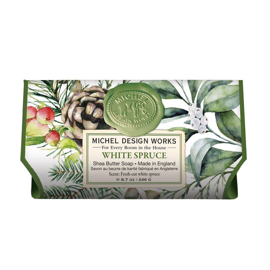 White Spruce Large Bath Soap Bar
