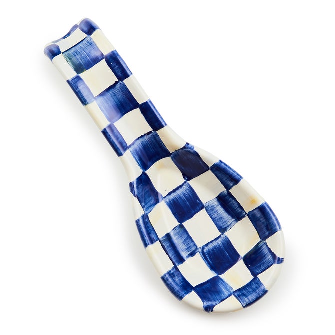 MacKenzie-Childs Royal Check Spoon Rest