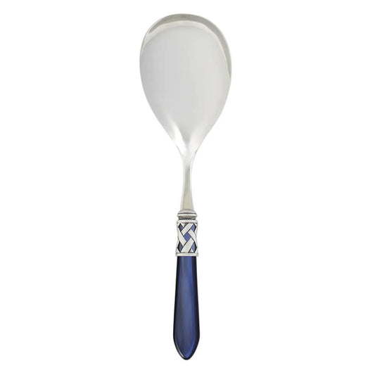 Antique Blue Aladdin Antique Serving Spoon