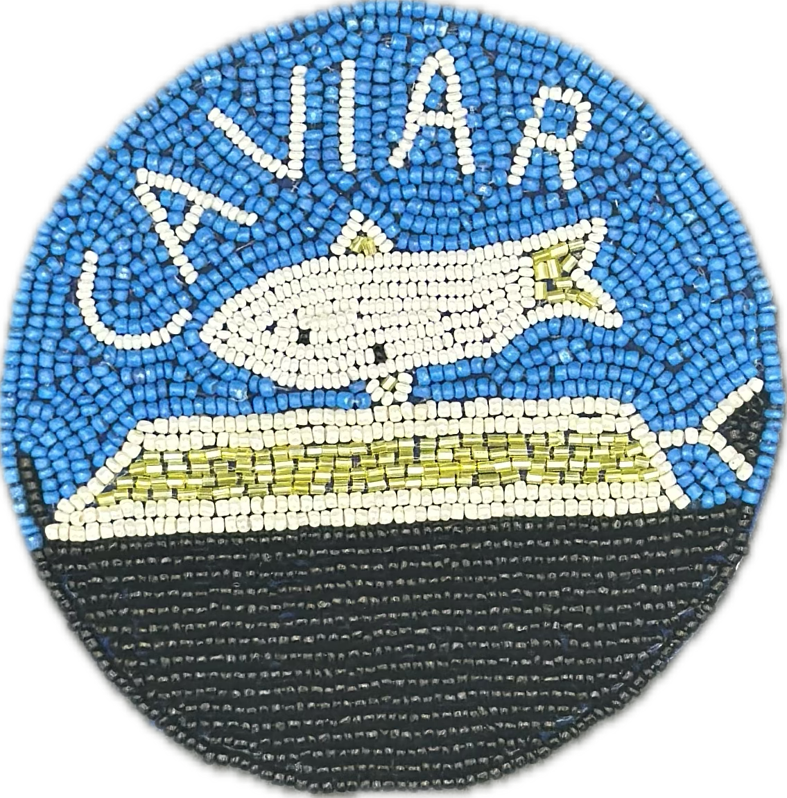 Saint Austin Company Caviar Beaded Coaster Set