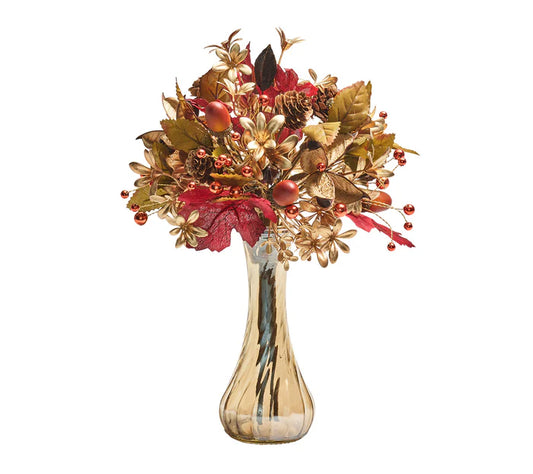 Harvest Floral Bouquet - 11 inches