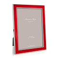 Addison Ross Red Enamel & Silver Frame - 5x7