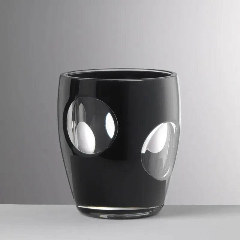 Mario Luca Giusti Black Fisheye Short Tumblers