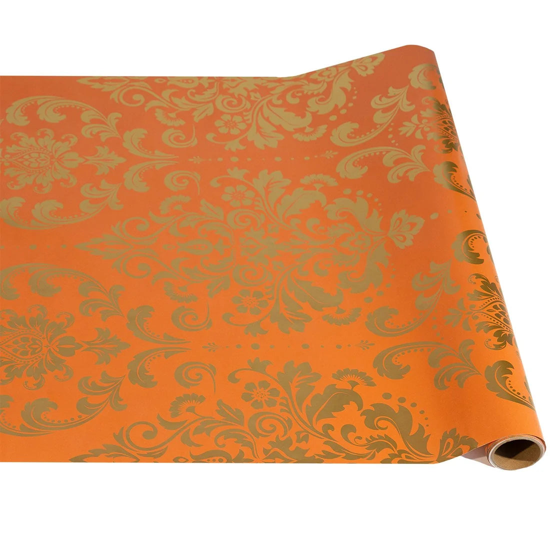 Hester & Cook Orange Damask Runner