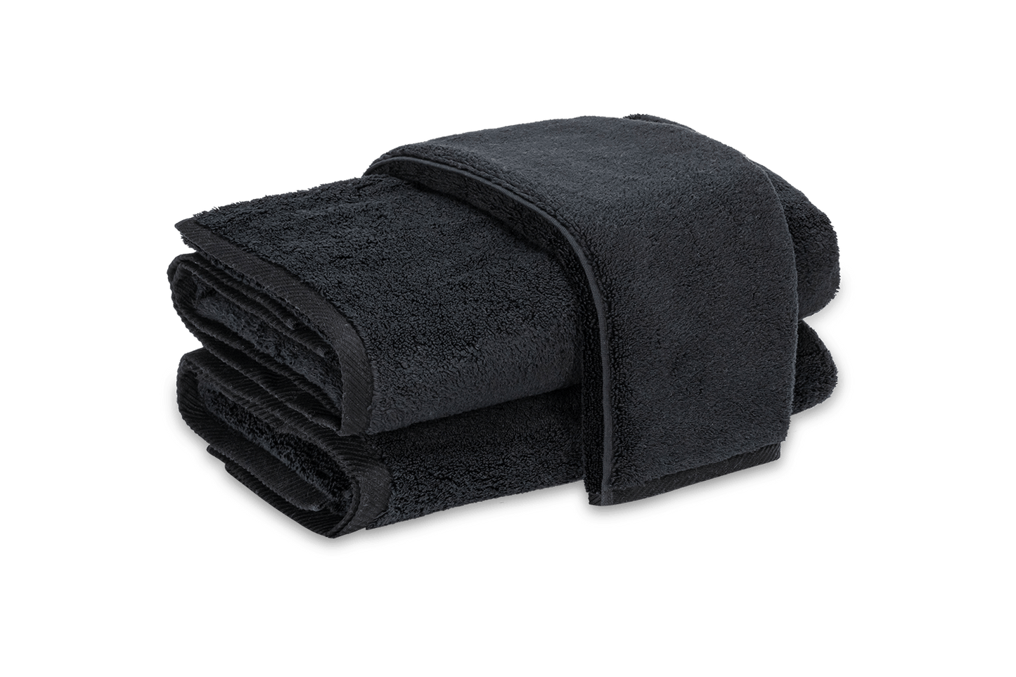 Matouk Milagro Black Fingertip Towel