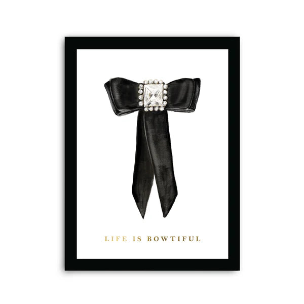 Good JuJu Ink Black Antique Bows Softcover Notebook