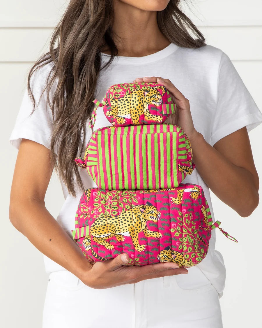 Print Fresh Three's Best Pouch Set in Bagheera