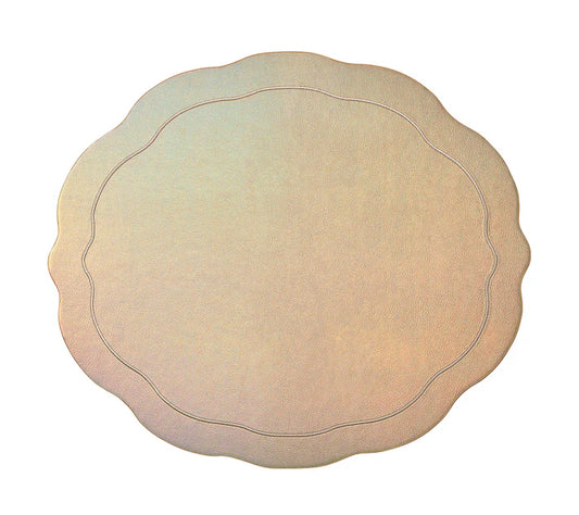 Tailored Placemat in Iridescent Champagne, Set of 4