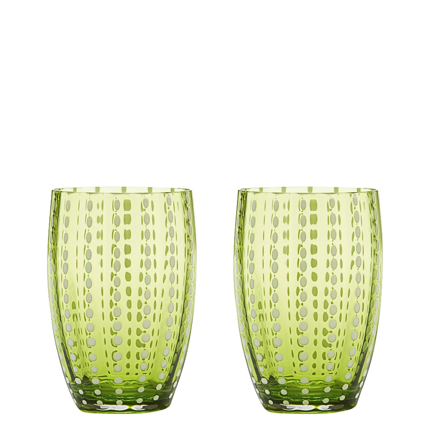 Apple Green Perle Tumbler (Set of 2)
