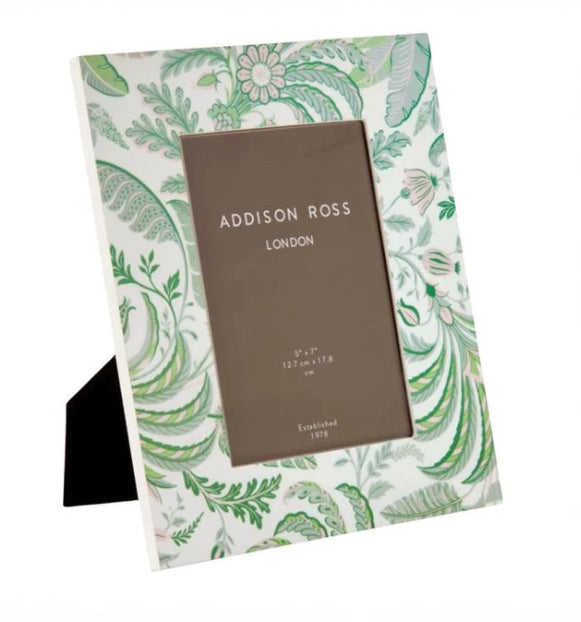 Addison Ross Palm Beach Green Lacquer Photo Frame - 5x7
