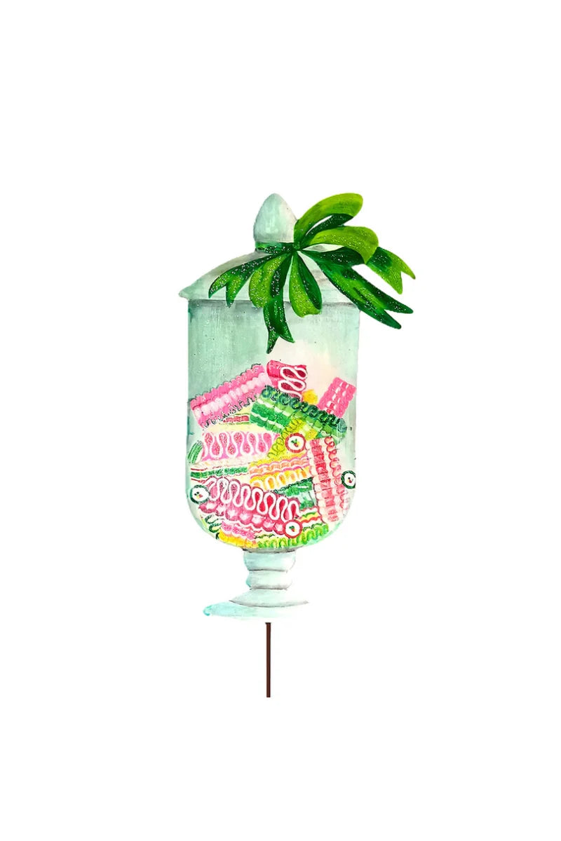 The Round Top Gallery Ribbon Candy Apothecary Jar