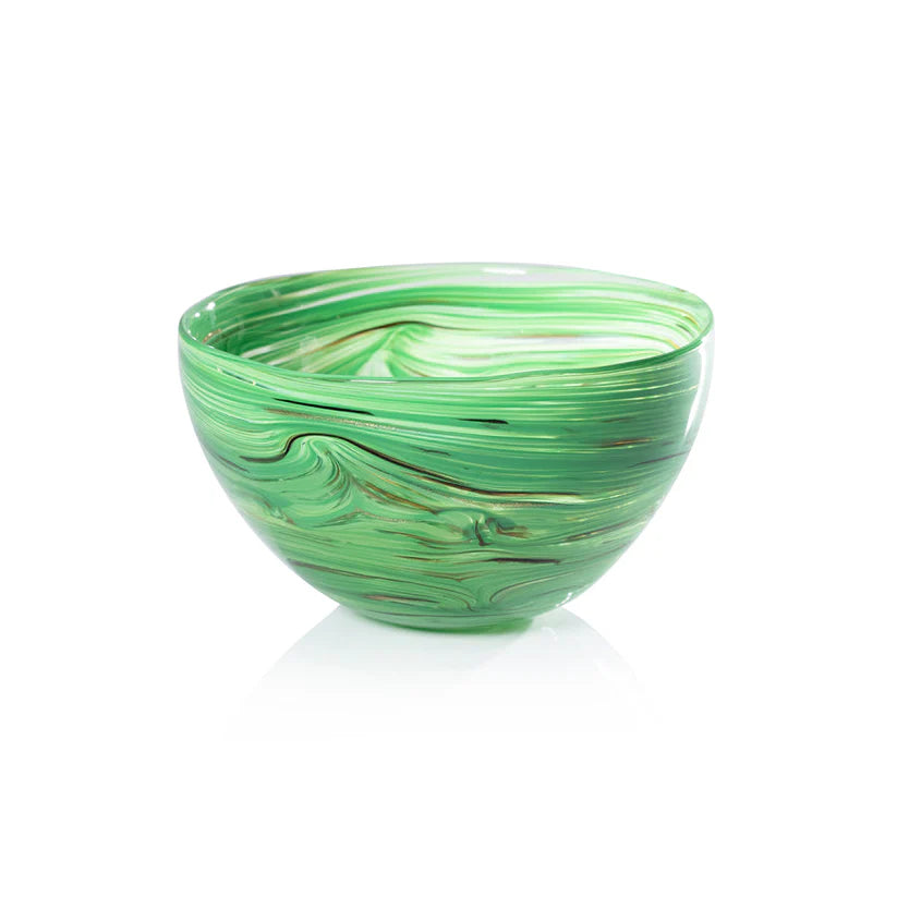 Zodax Green Glass Bowl