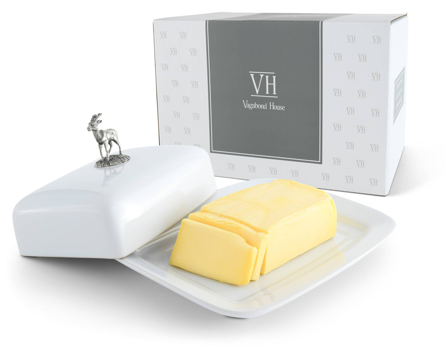 Stag Butter Dish