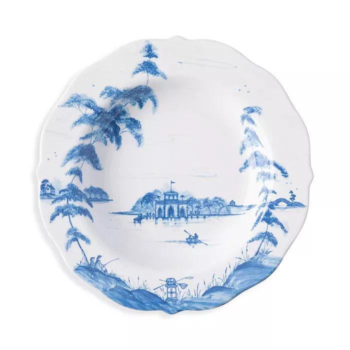 Delft Country Estate Rimmed Pasta Bowl
