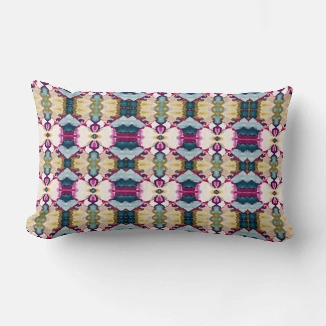 Jada Decorative Abstract Modern Art Throw Pillow