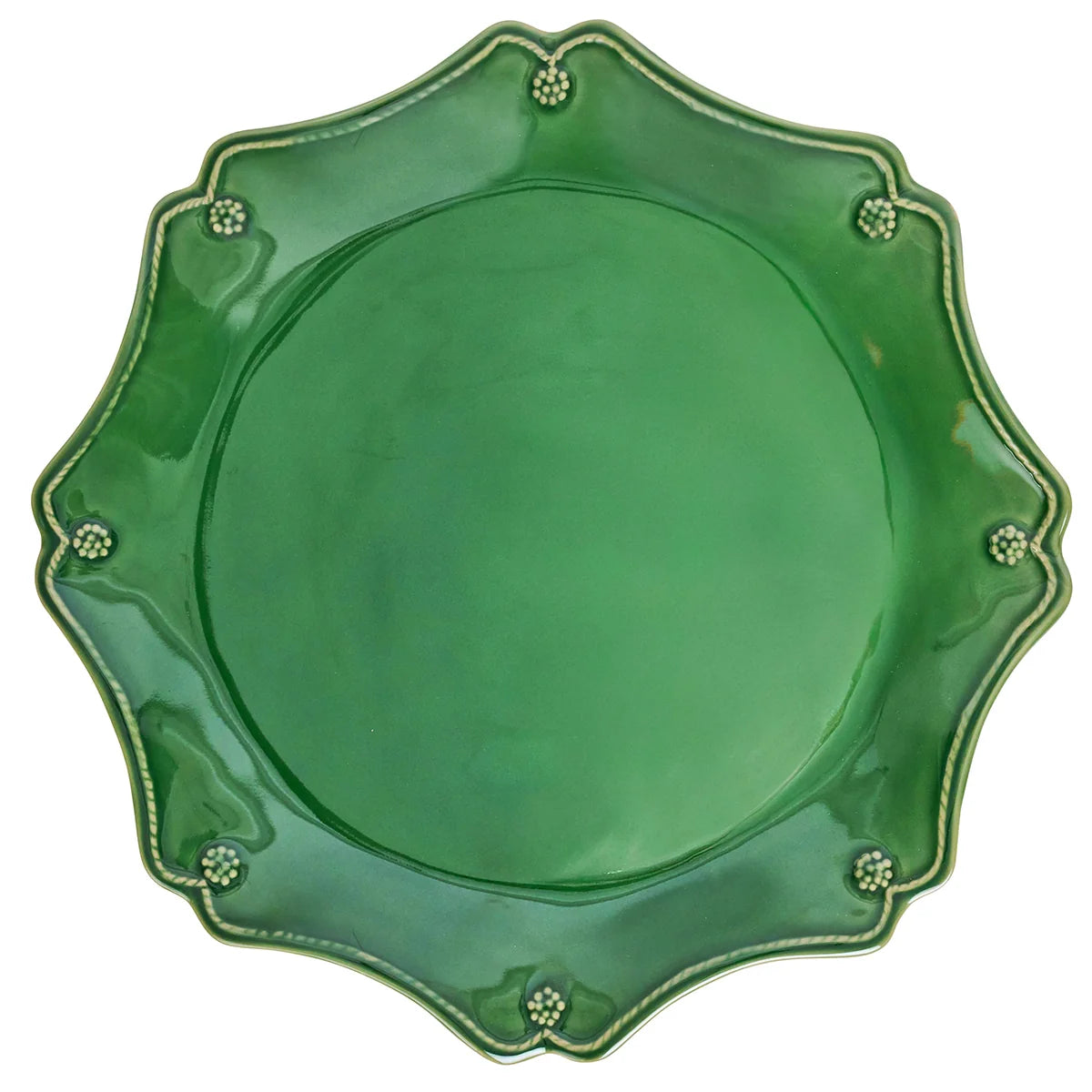 Juliska Berry & Thread Scalloped Dessert/Salad Plate - Basil
