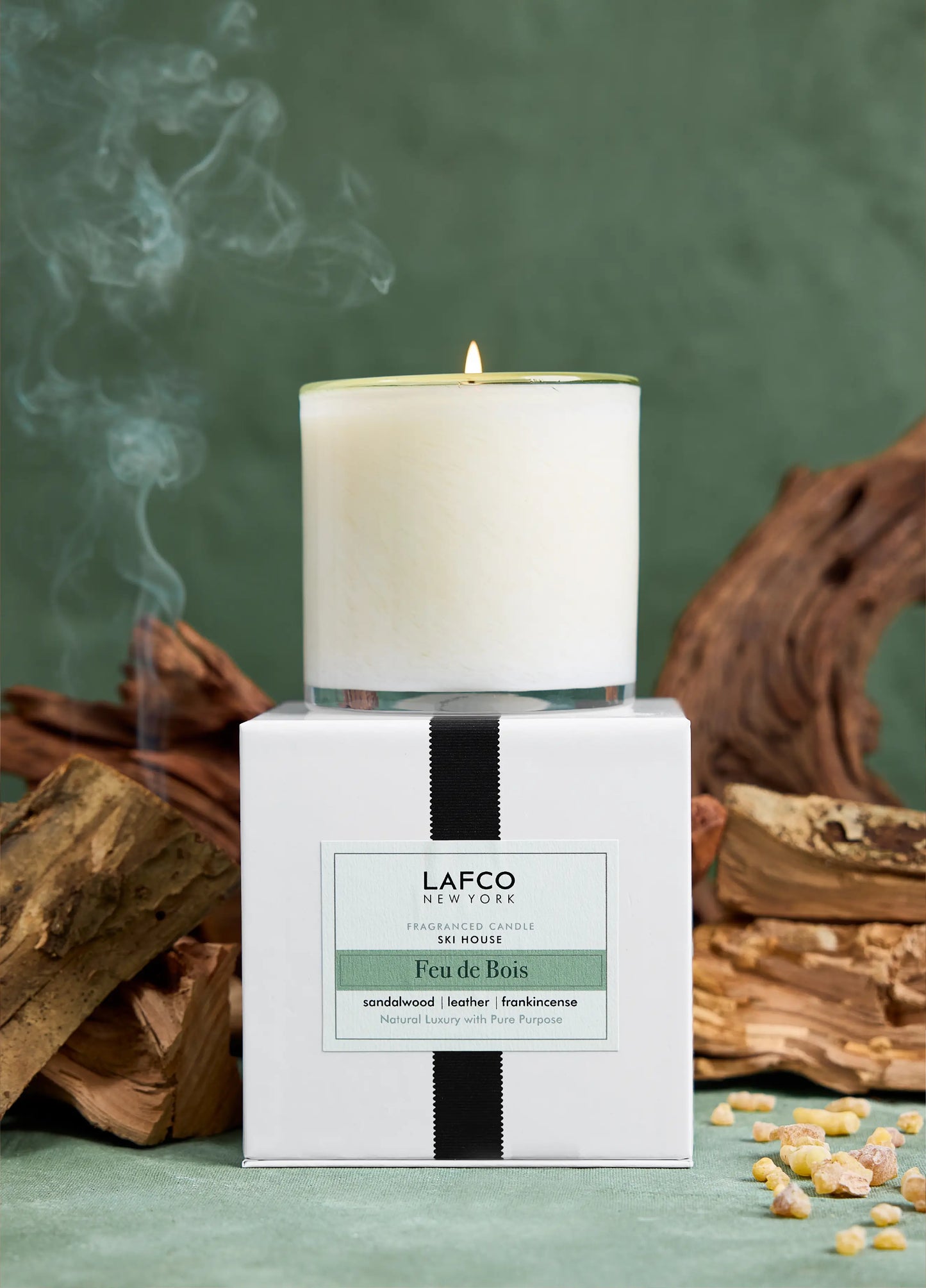 Lafco Ski House Signature Candle - Feu De Bois