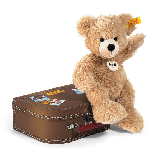 Flynn Teddy Bear in Suitcase