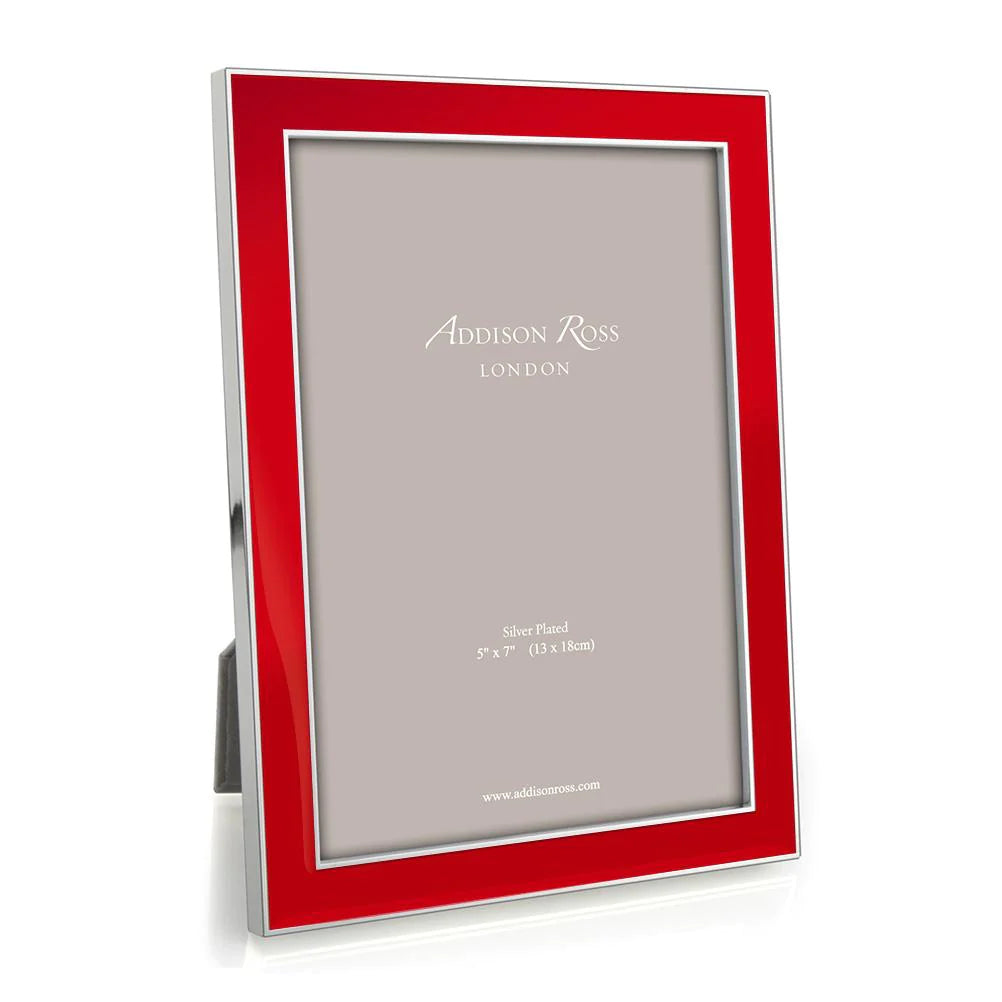 Red 4x6 Enamel Frame