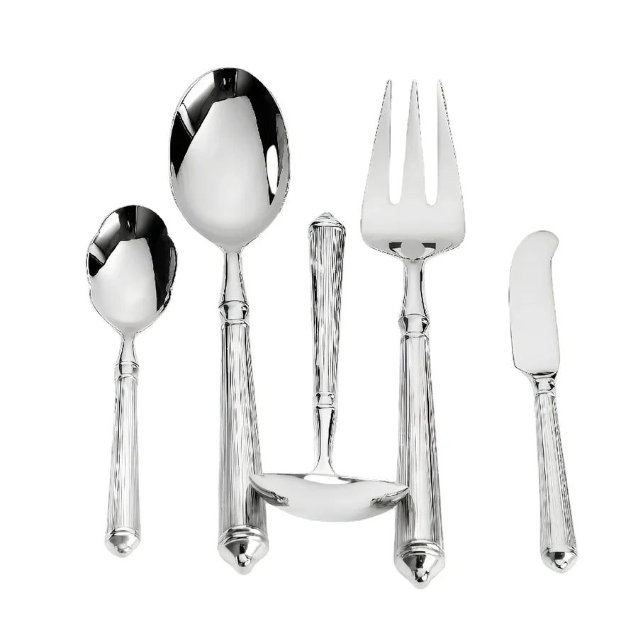 Ricci Rialto Mirrored 18/10 Stainless Steel 5 Piece Hostess Set