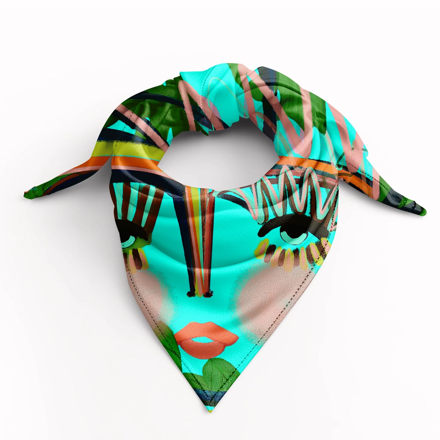 Windy O'Connor Princess & the Toad Large Silk Scarf