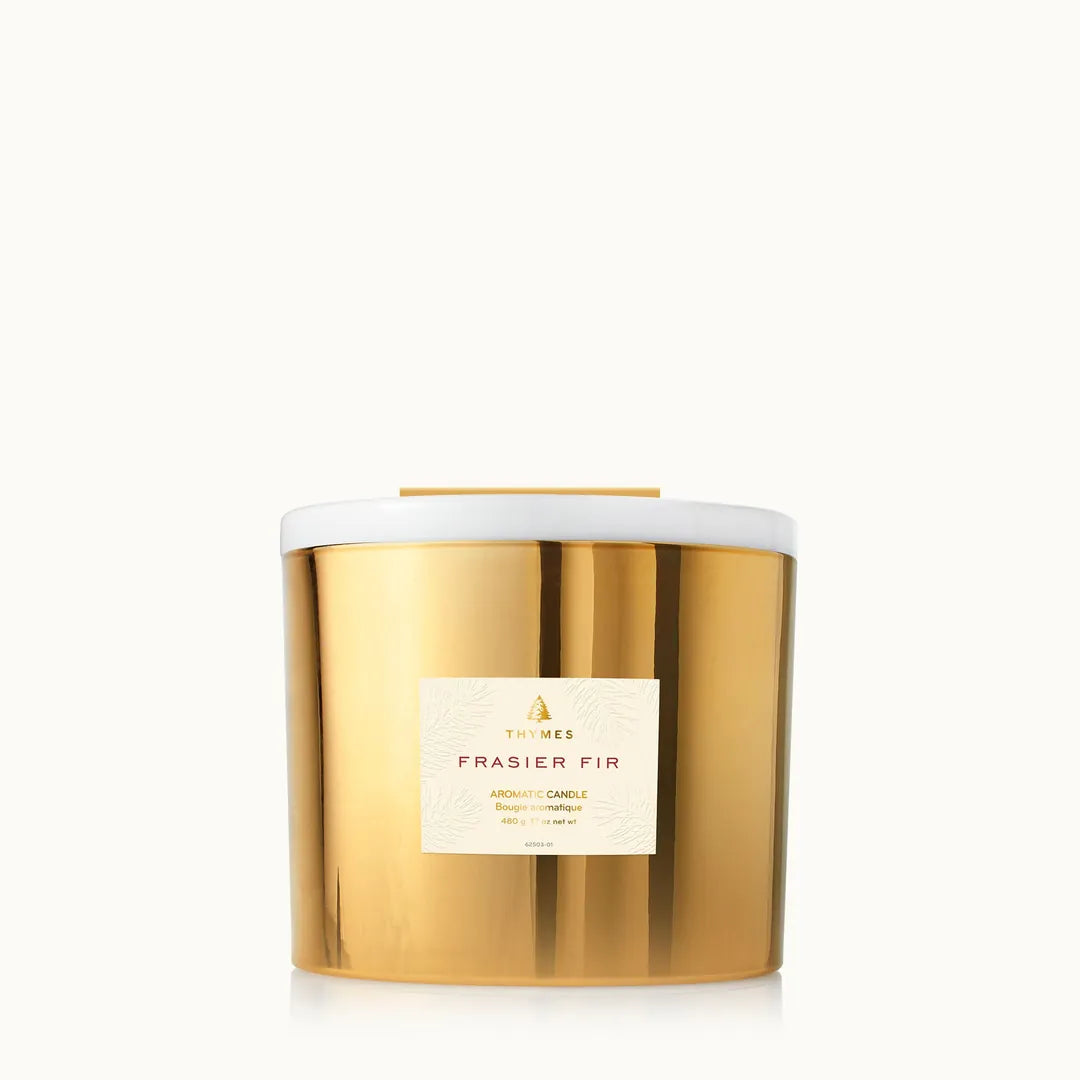 THYMES Frasier Fir® Frasier Fir® Gold 3-Wick Candle