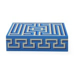 Blue Labyrinth Lacquer Box - Lg