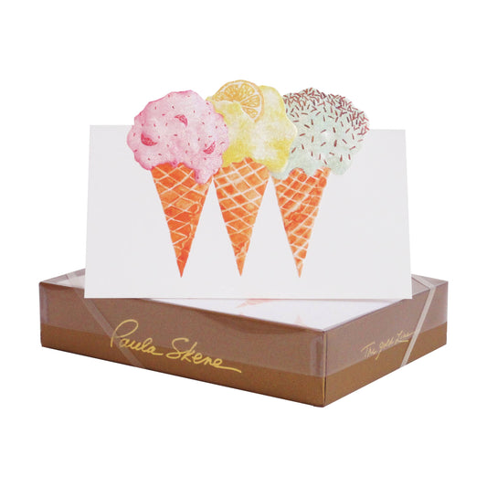 Die Cut Ice Cream Cone Birthday Card