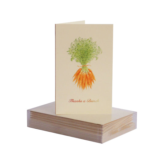 Carrots Thanks a Bunch Mini Note Card: Boxed Set (8 Cards & Envelopes)