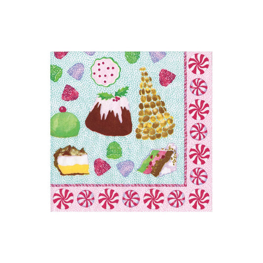 Sweets Cocktail Napkins - includes 20 Cocktail Napkins