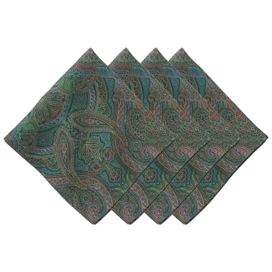 Juliska Paisley Napkin Set/4 - Evergreen