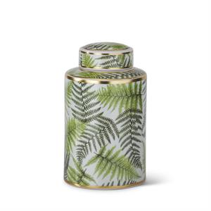 K & K Interiors Fern Ginger Jar - Medium