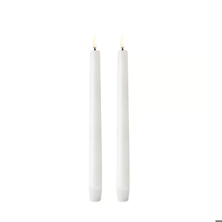 UYUNI LIGHTING LED Taper Candles, Nordic White