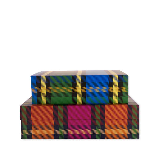 Kate Spade New York Nesting Boxes Duo - Grand Plaid