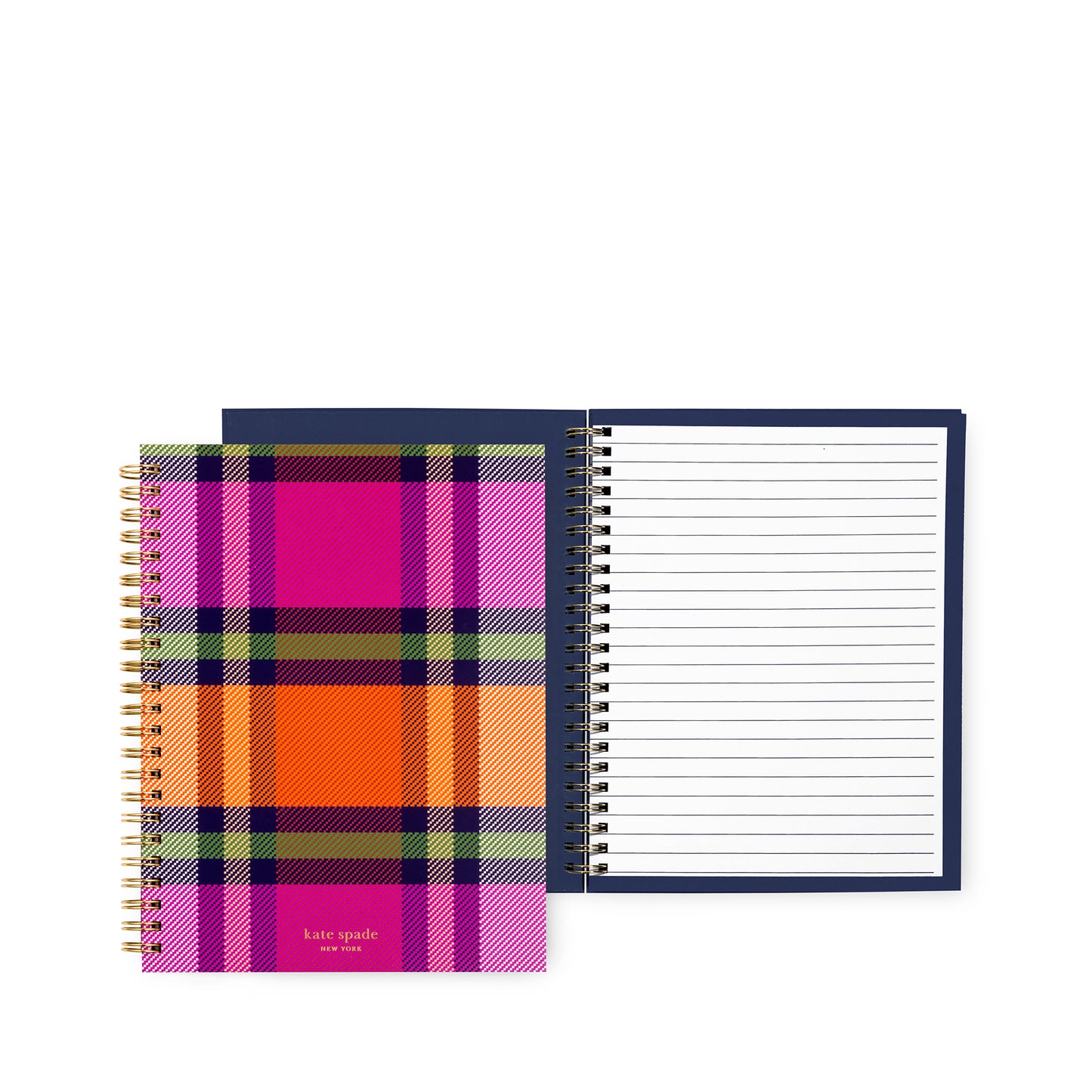 Kate Spade New York Small Spiral Notebook - Grand Plaid