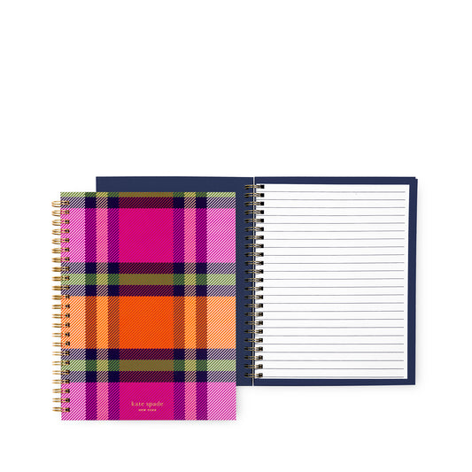 Kate Spade New York Small Spiral Notebook - Grand Plaid
