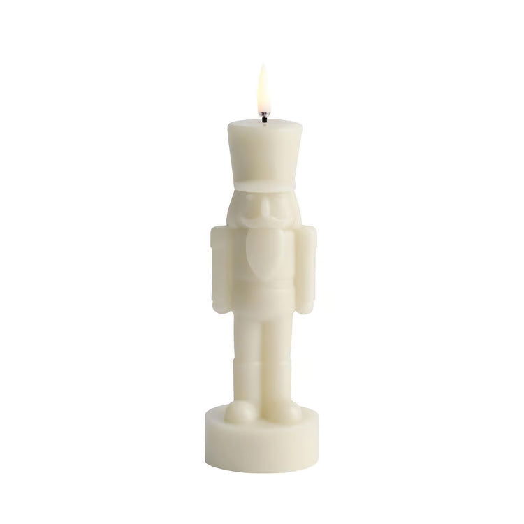 UYUNI LIGHTING LED Candle, Nutcracker - Oyster Grey