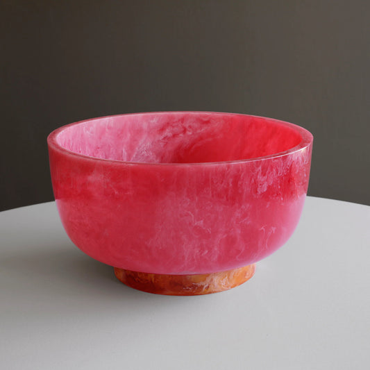 Beatriz Ball RESIN Rio Large Bowl with Base (Pink and Orange)