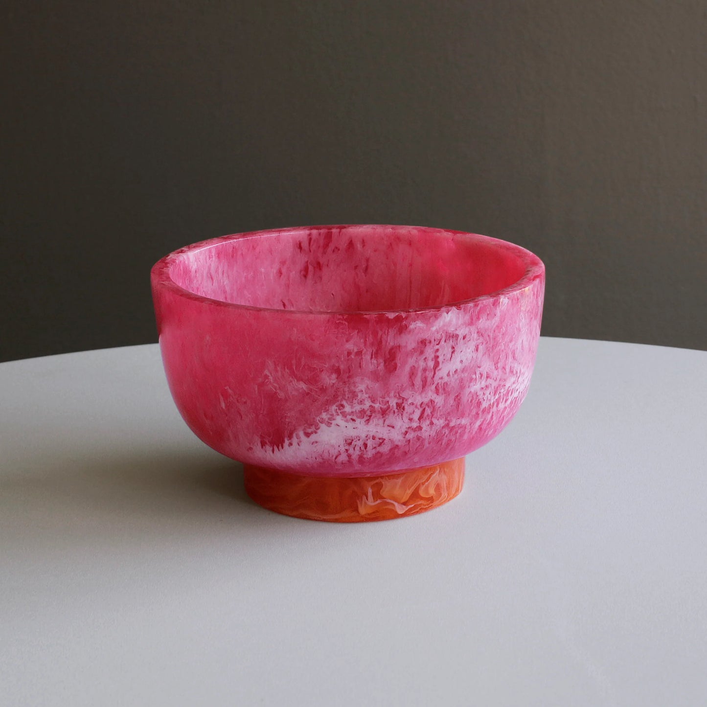 Beatriz Ball RESIN Rio Small Bowl with Base (Pink and Orange)