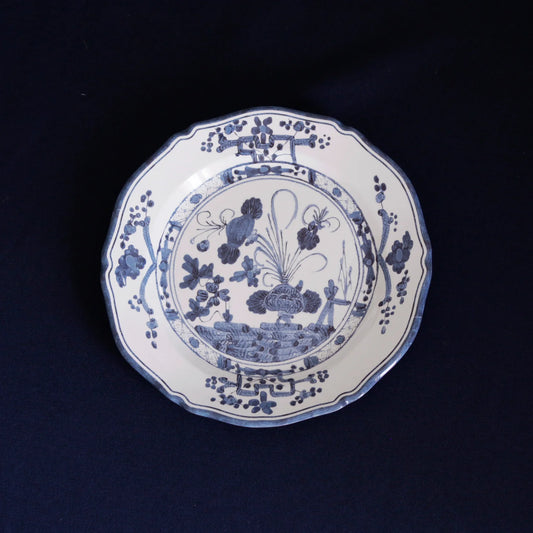 Beatriz Ball VIDA Faenza 9" Salad Plate Set of 4 White and Blue